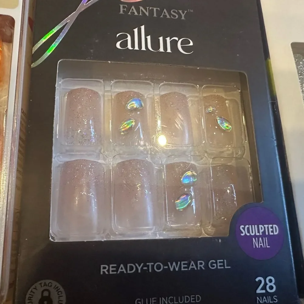 Bundle of kiss impress press on nails fantasy alure gel - Picture 3 of 4